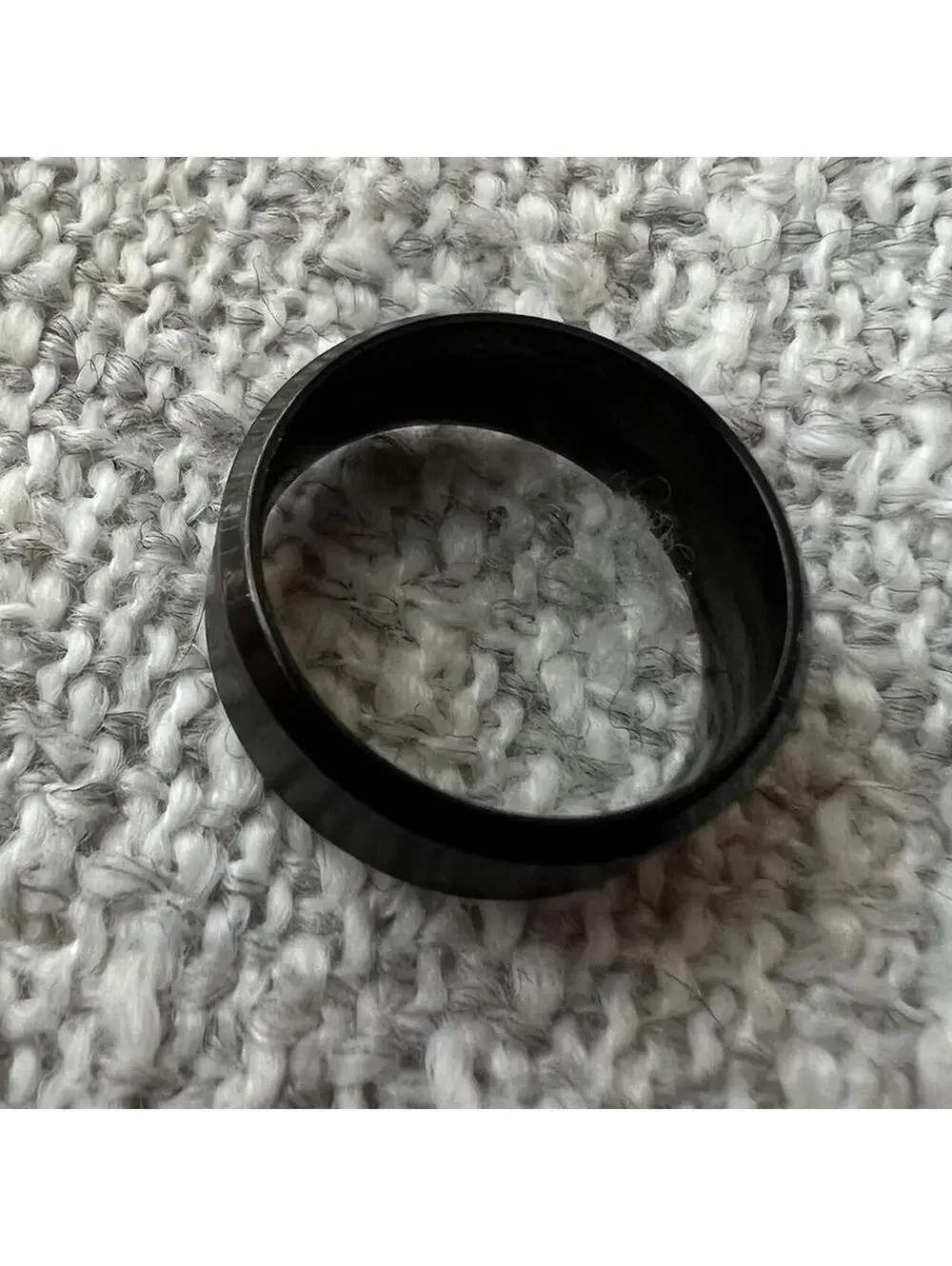 Men's Black Statement Ring